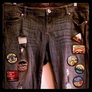 Torrid Jean's with patches